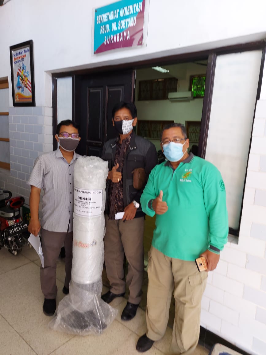 PEMAKAIAN pembantuan udara hijau di RSUD Dr. Soetomo Surabaya